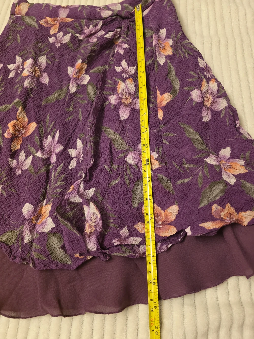 Alfani Petite Purple Floral Skirt